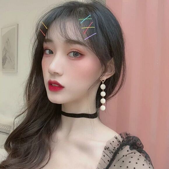 White Gold Tone Heart Texter Oval Solid Beaded Faux Pearl Earrings Boho Roun - Picture 4 of 10